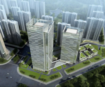 Modern Architectural Bird's-eye View Planning-ID:249840021
