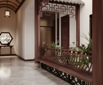 Chinese Style Hallway-ID:123894936