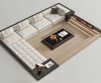 Modern Sofa Combination-ID:584830052