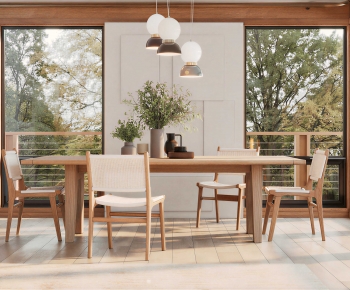 Modern Dining Table And Chairs-ID:524790347