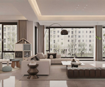 Modern A Living Room-ID:890348916