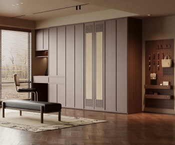 Modern Clothes Storage Area-ID:794590005
