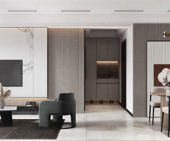Modern A Living Room-ID:674873115