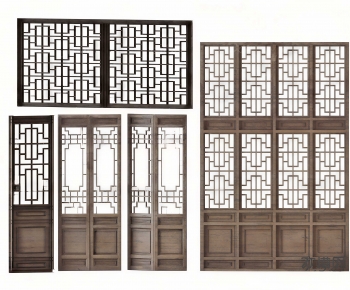 Chinese Style Sliding Door-ID:375369078
