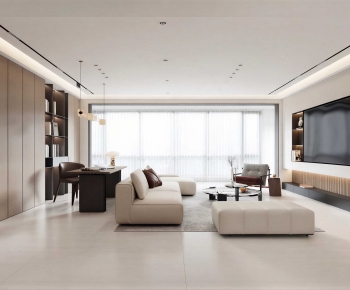Modern A Living Room-ID:881470921