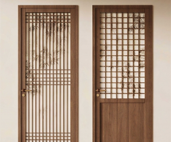 New Chinese Style Single Door-ID:155714049