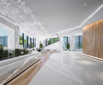 Modern Office Reception Desk-ID:169704916