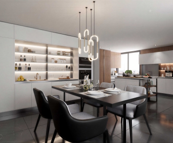 Modern Dining Room-ID:895844949