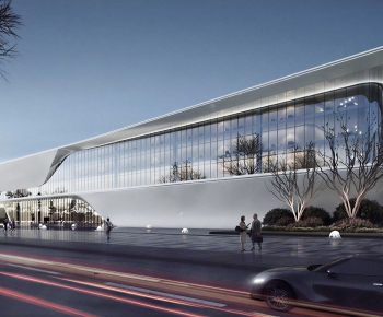 Modern Appearance Of Commercial Building-ID:362423909