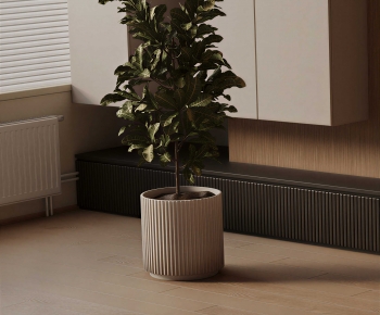 Modern Ground Green Plant Potted Plants-ID:319206959