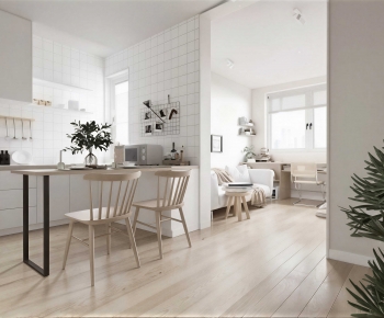 Nordic Style Dining Room-ID:898766046