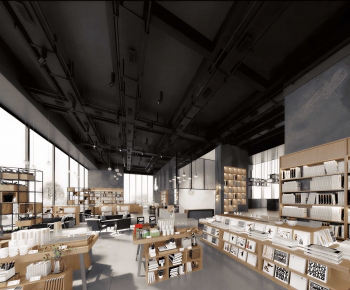 Modern Bookstore Book Bar-ID:295532946