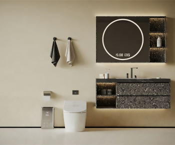 Modern Bathroom Cabinet-ID:604949953