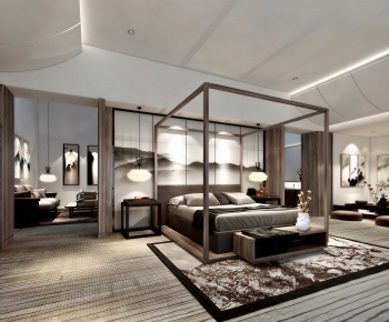 New Chinese Style Bedroom-ID:692713984