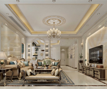 European Style A Living Room-ID:417411097