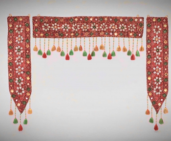 European Style Door Curtain-ID:688066969
