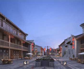 Chinese Style Commercial Street-ID:857884888