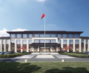 New Chinese Style Appearance Of Commercial Building-ID:623523005