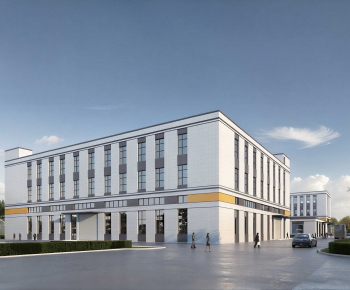Modern Appearance Of Commercial Building-ID:399966963