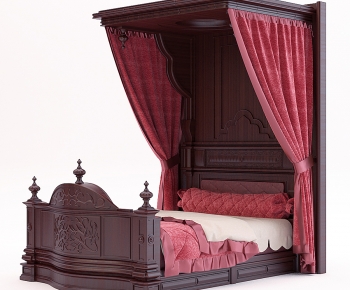 European Style Double Bed-ID:905569082