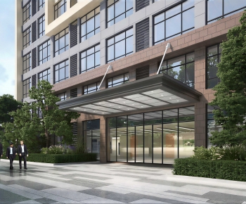 Modern Facade Element-ID:659050965