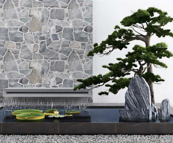 New Chinese Style Plant Landscaping-ID:853669887