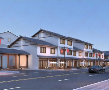 New Chinese Style Commercial Street-ID:706775904