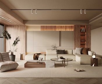 Modern A Living Room-ID:666520626