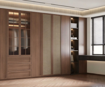 Modern Clothes Storage Area-ID:114719929