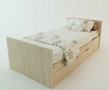 Modern Single Bed-ID:523320918