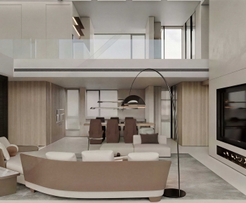 Modern A Living Room-ID:906460388