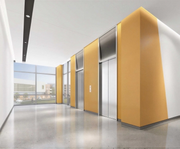 Modern Corridor/elevator Hall-ID:225714929