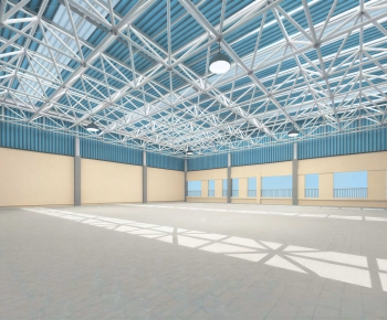 Modern Factory Floor/warehouse-ID:457745083