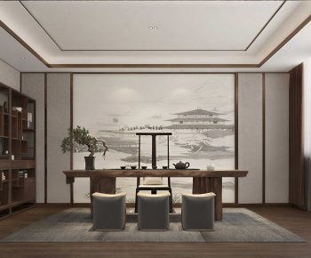New Chinese Style Tea House-ID:121929886