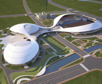 Modern Architectural Bird's-eye View Planning-ID:575082063