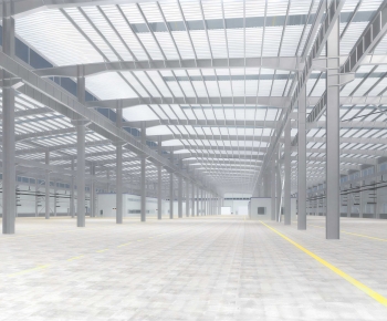Modern Factory Floor/warehouse-ID:982820034