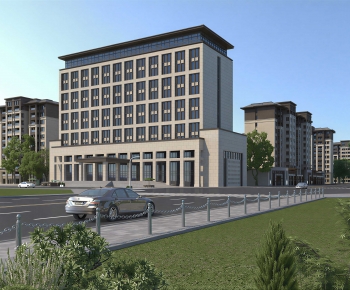 Modern Appearance Of Commercial Building-ID:355751995