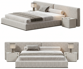 Modern Double Bed-ID:987834932