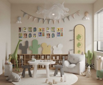 Modern Children's Room Activity Room-ID:395288948