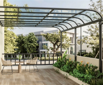 Modern Balcony-ID:760389097