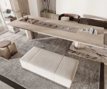 New Chinese Style Tea Tables And Chairs-ID:561590249