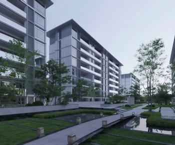 Modern Residential Building-ID:854476936