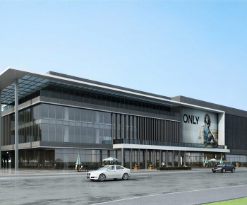 Modern Appearance Of Commercial Building-ID:414099933
