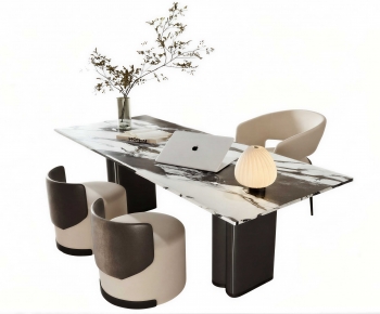 Modern Computer Desk And Chair-ID:932985076