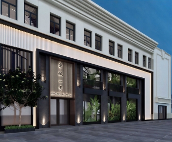 Modern Facade Element-ID:283907895