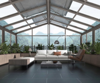 Modern Glass Sun Room-ID:212979397
