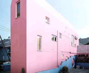 Modern Residential Building-ID:990660916