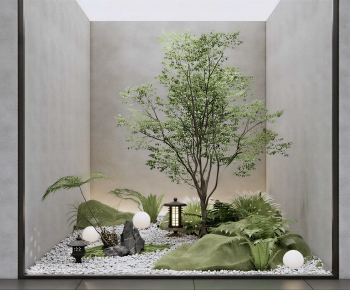 New Chinese Style Plant Landscaping-ID:507859954