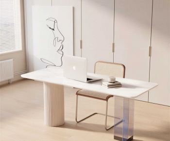 Modern Computer Desk And Chair-ID:944067007