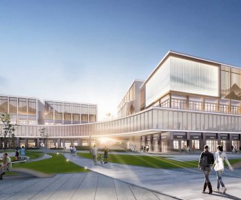 Modern Appearance Of Commercial Building-ID:110483885